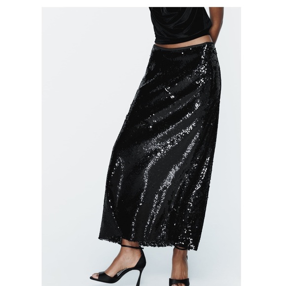 Zara sequin midi skirt - Picture 7 of 7